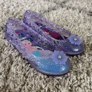 Frozen Disney girls Light-up shoes size 9 Elsa Slippers
